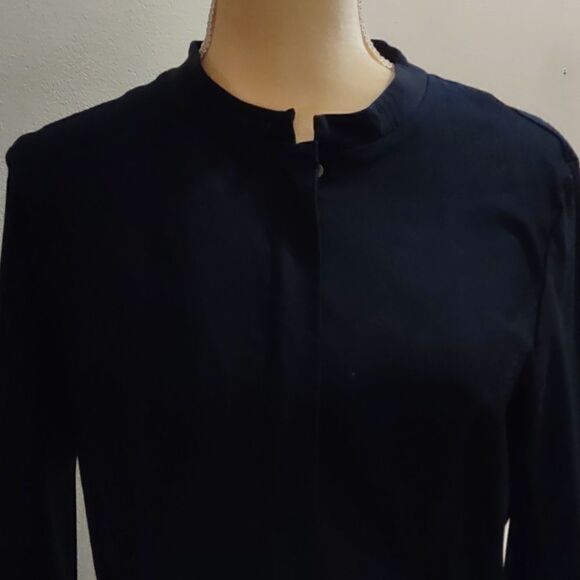 Tribal Women's Size M navy classic jacket lightweight‎ zip front - Picture 2 of 6